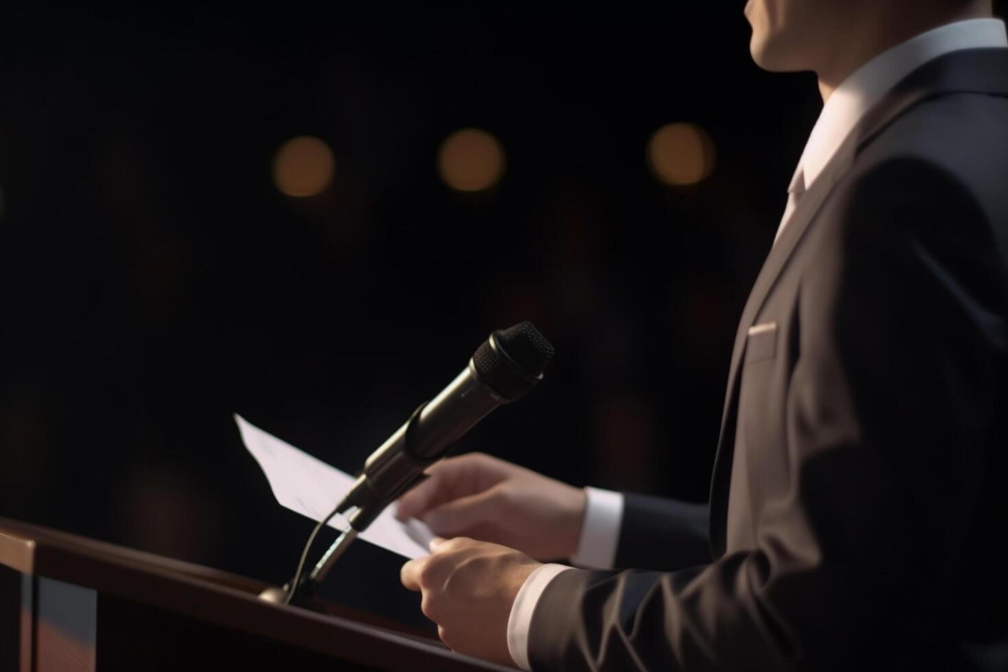 Professional presentation training session